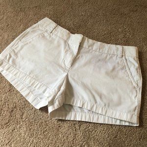 j crew white shorts
